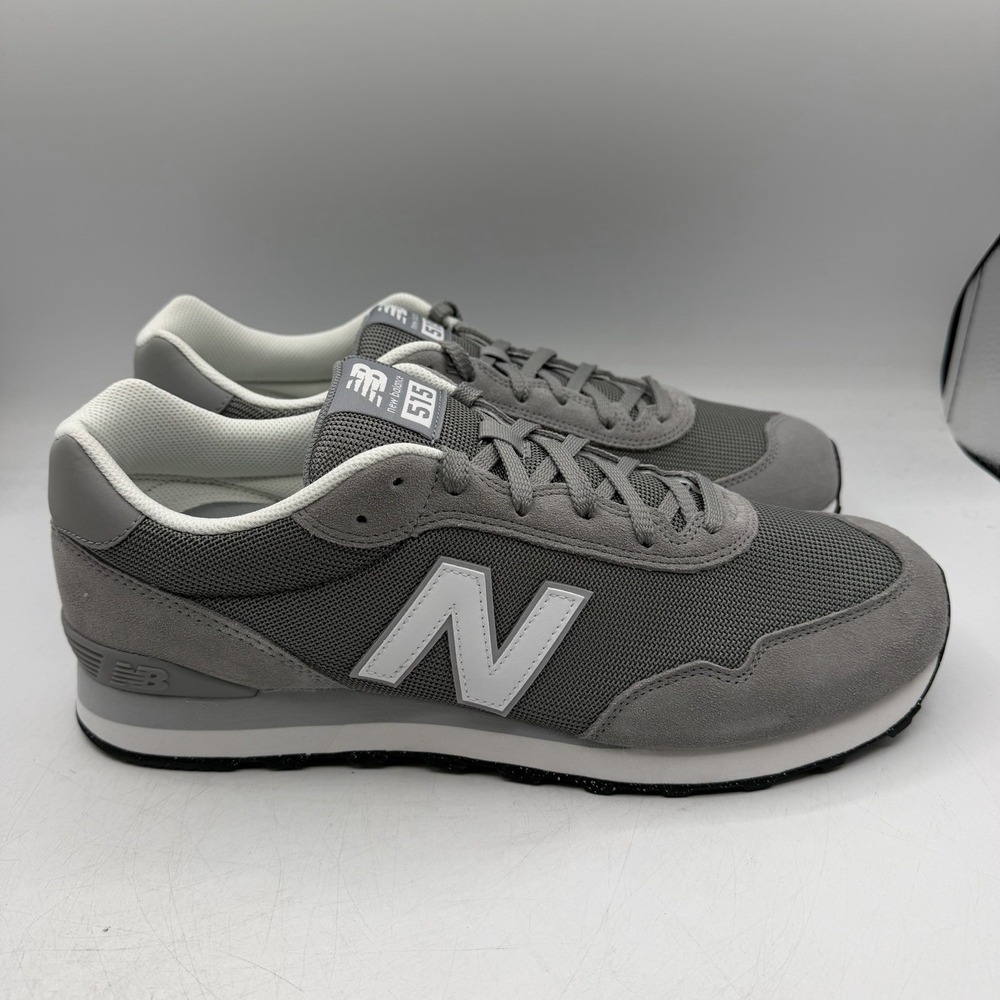 New Balance 515 Running Shoes Men Sz 10.5 D Grey White Classic Sneakers ML515GRY